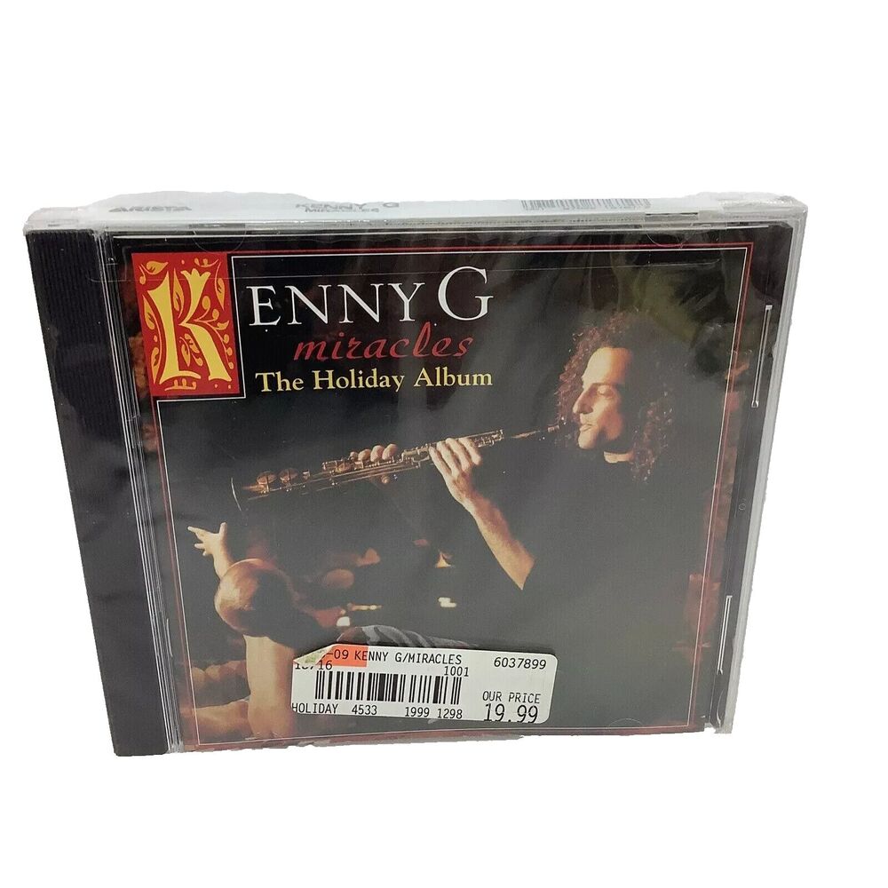 Miracles The Holiday Album by Kenny G CD 1995 Arista Christmas Music New Sealed